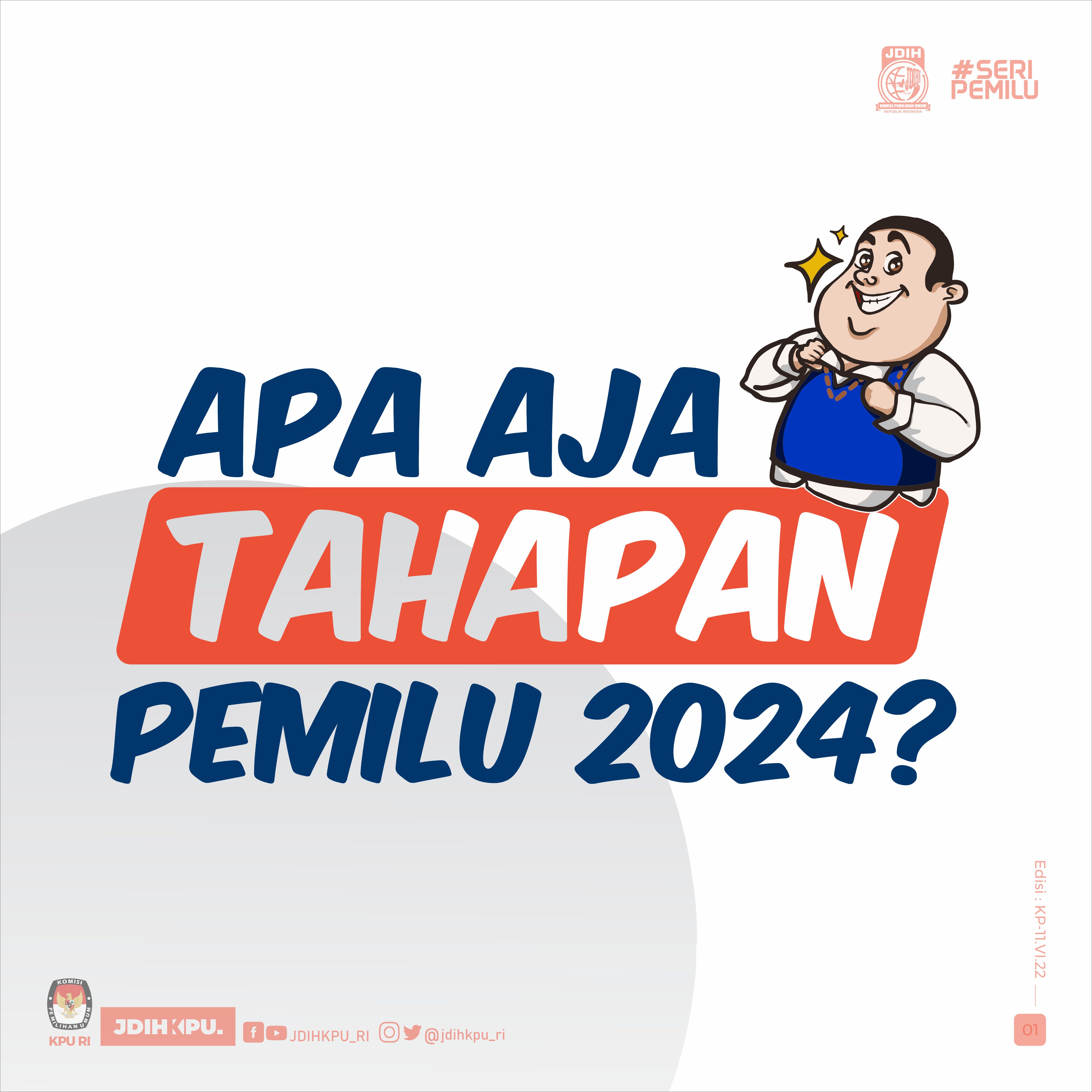 Tahapan Pemilu 2024